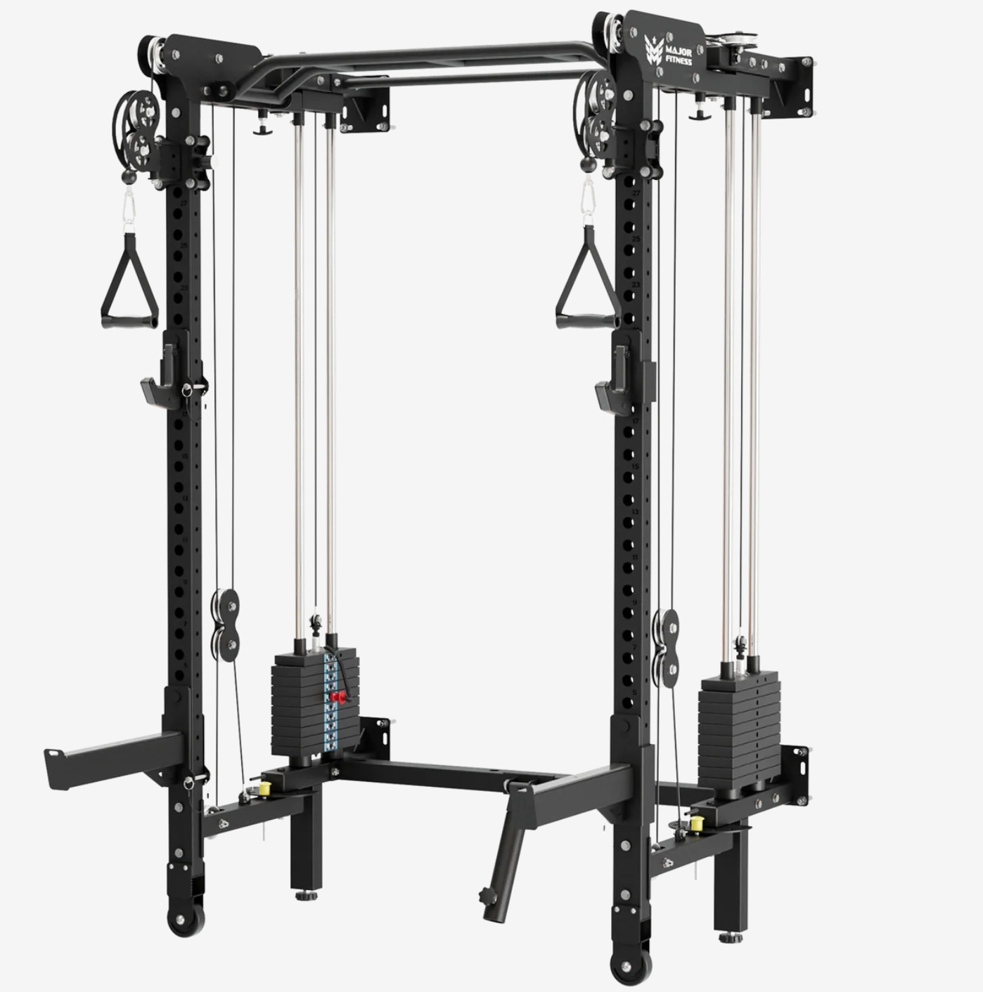Major Fitness F35 Pro All-In-One Home Gym Wall-Mount Folding Power Rack