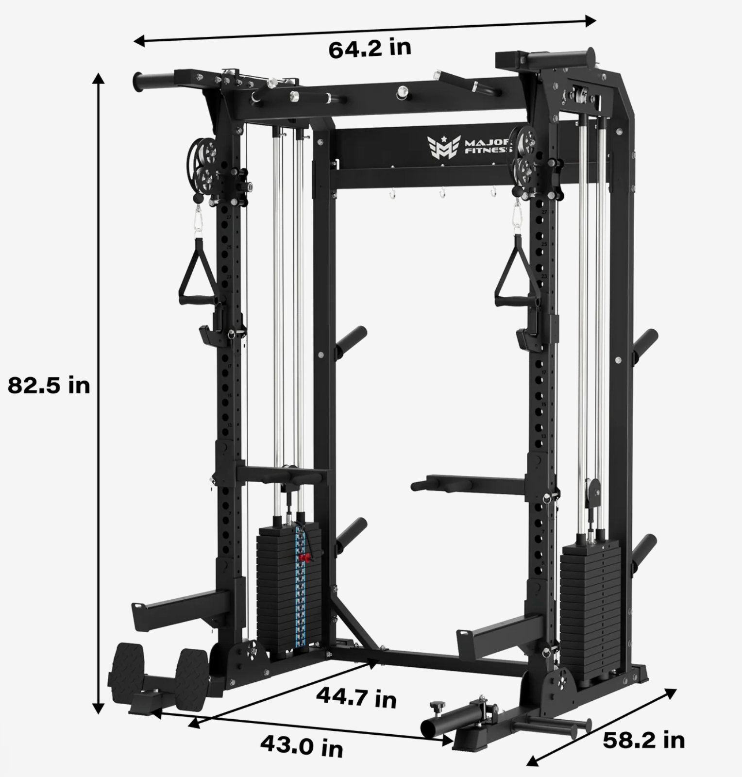 Major Fitness F22 Pro All-In-One Power Rack Home Gym