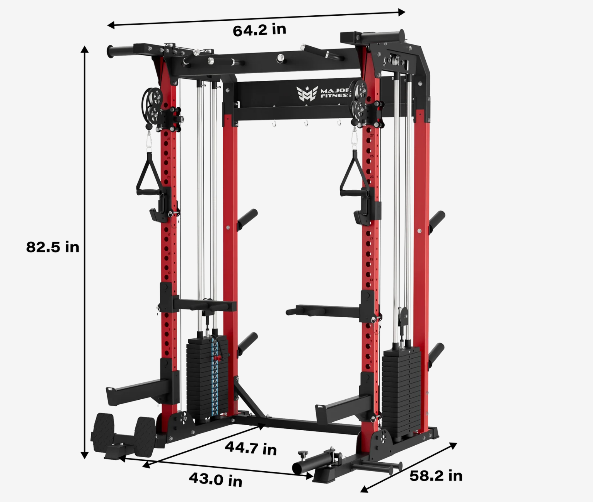 Major Fitness F22 Pro All-In-One Power Rack Home Gym