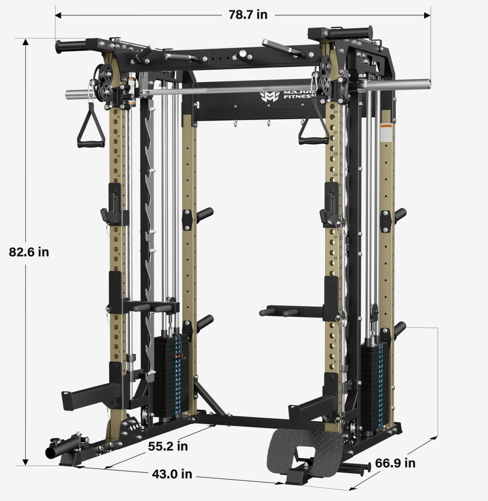 Major Fitness B52 Pro All-In-One Home Gym Smith Machine
